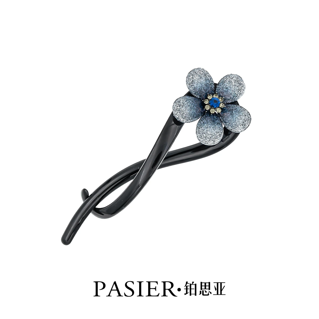 铂思亚 木兰 11厘米轻奢浪漫精致感盘发扭扭夹NN146