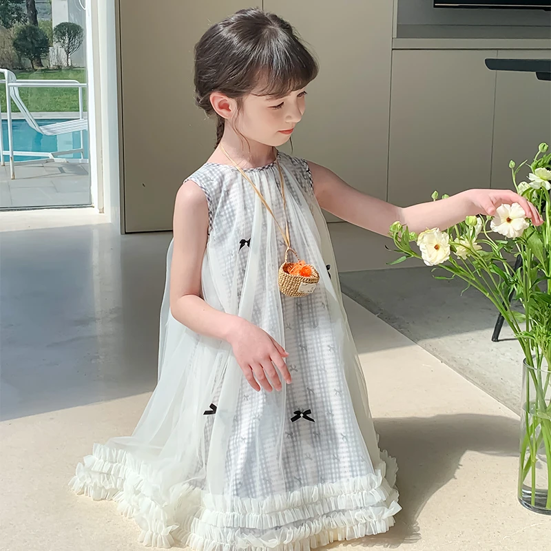 尤画原创设计师2025新款夏季女童连衣裙68090