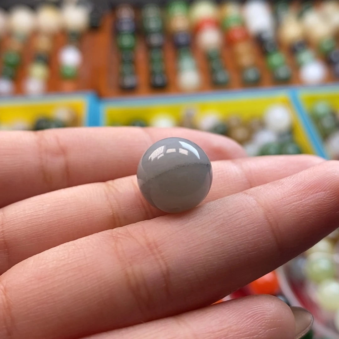 伍***哥和田玉未镶嵌珠宝奇石福利聚墨青花单珠z12