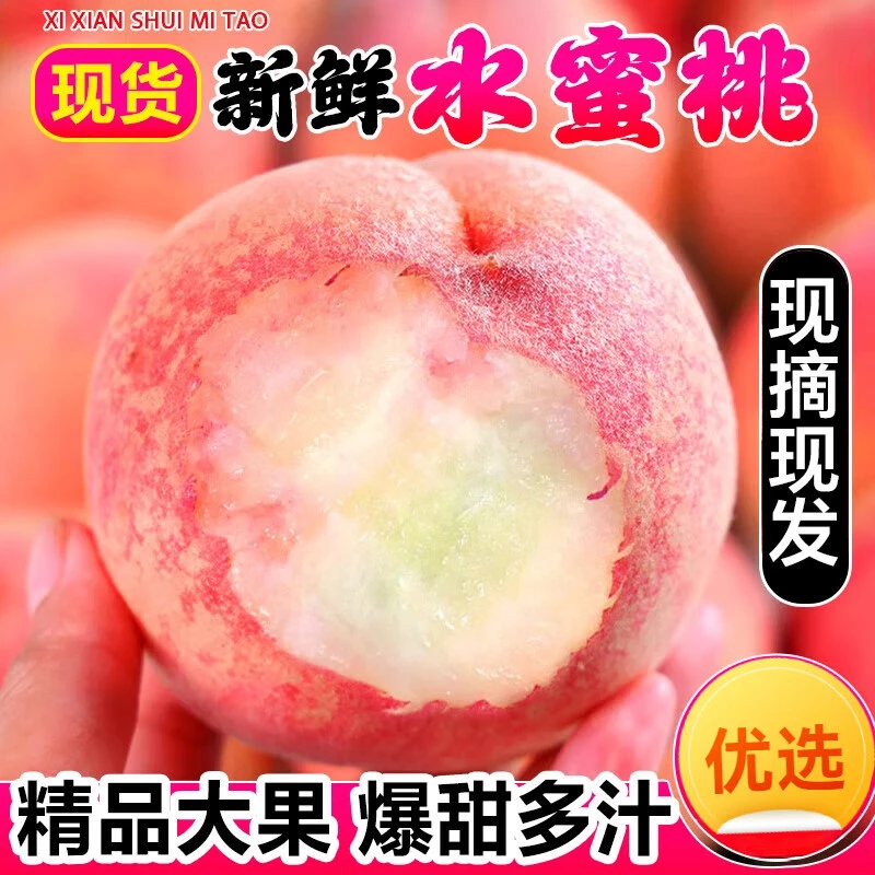 【顺丰到家】五斤装正宗产地直发新鲜现摘当季水蜜桃装水果脆桃蜜桃