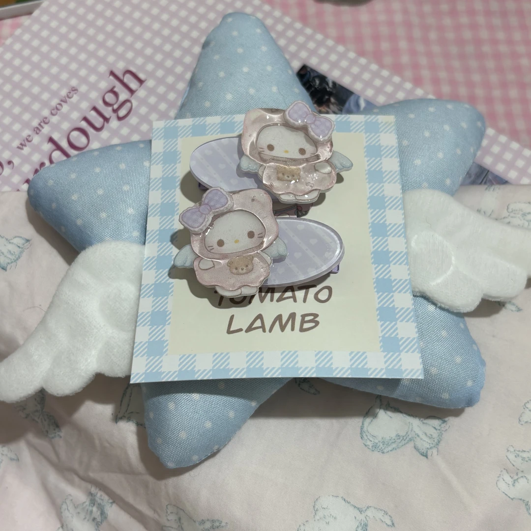 6298雨衣天使Kitty发夹