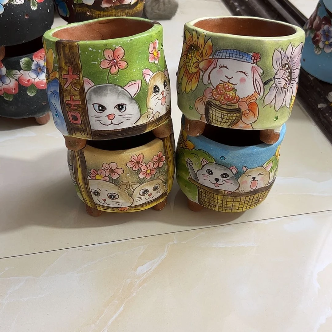 景德镇陶瓷花盆喜*盈景德镇陶瓷花盆