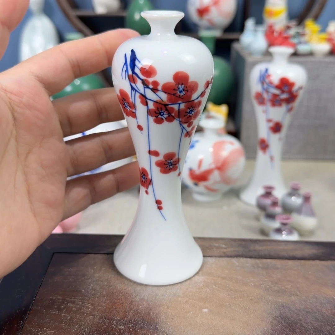 陶瓷手工小花器摆件