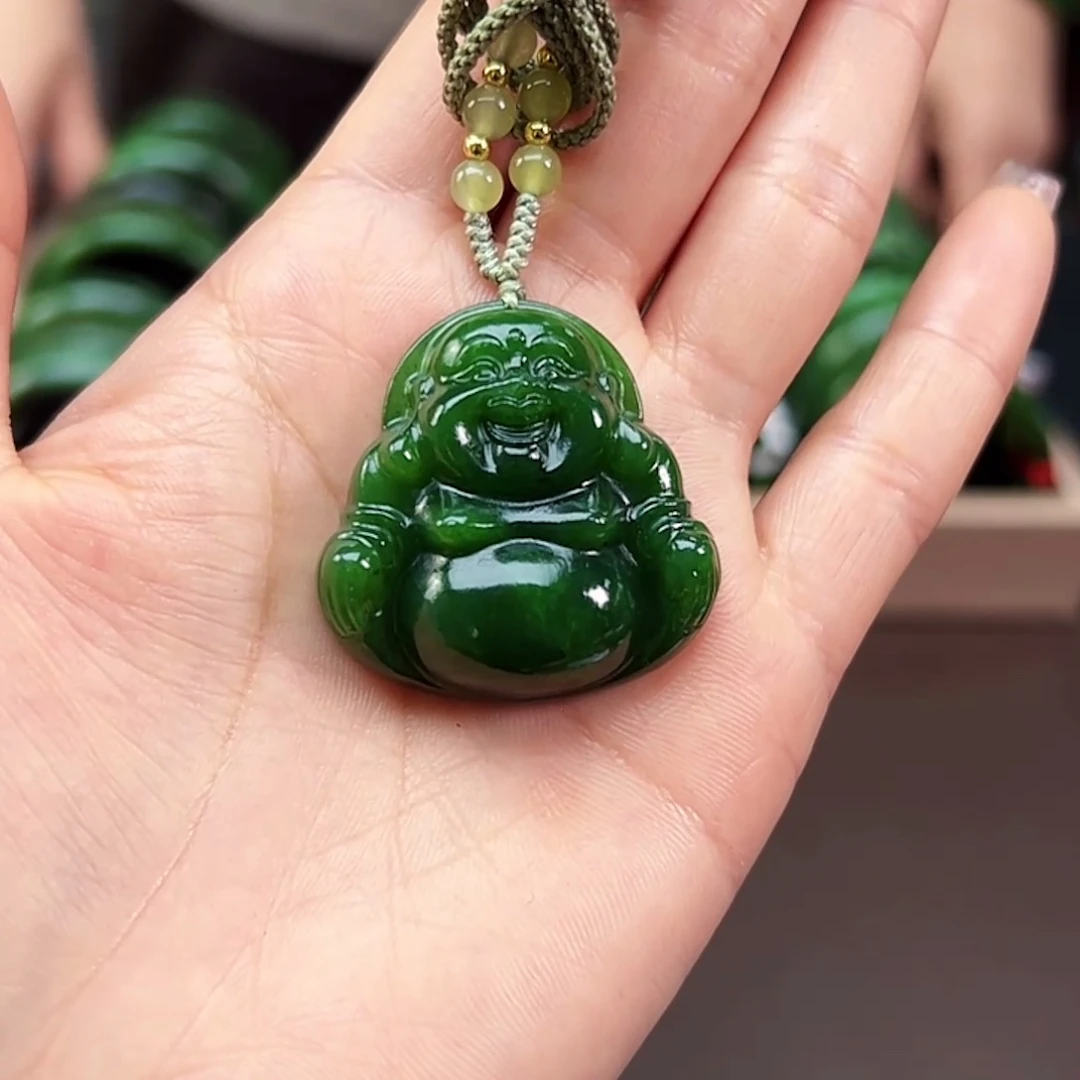 和田玉（碧玉）未镶嵌颈饰