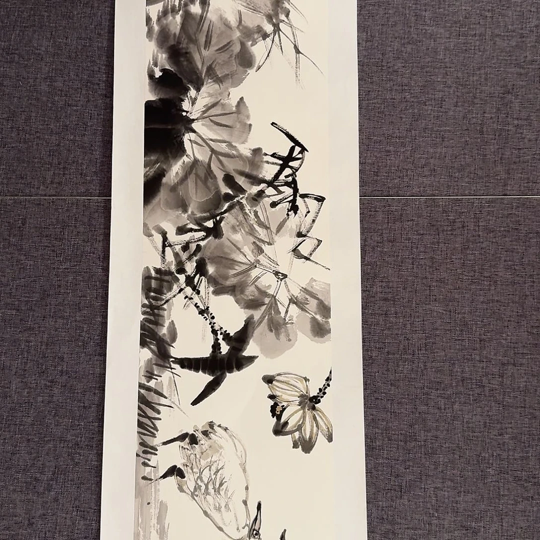 国画溥老师作品画作