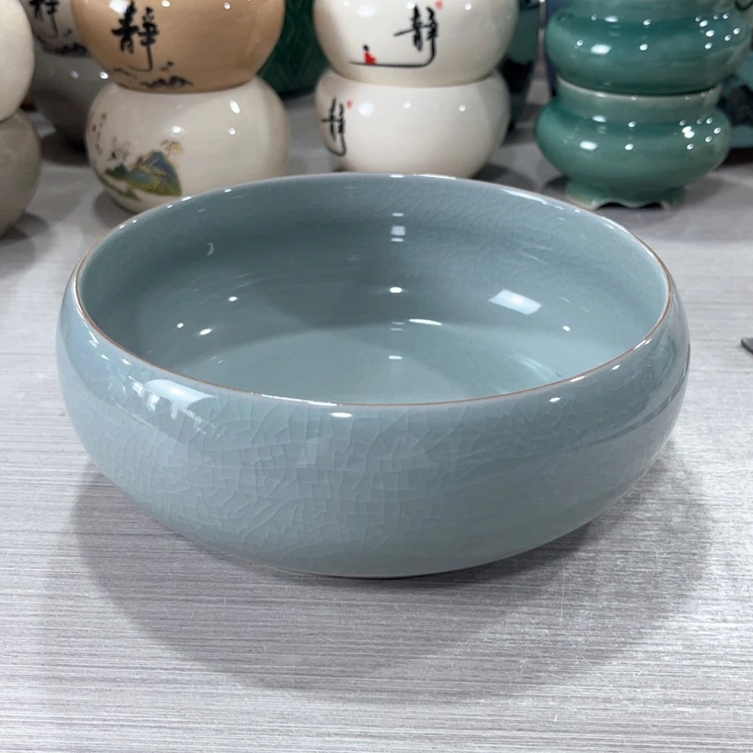 口  18*7.5陶瓷绿植多肉微瑕花盆