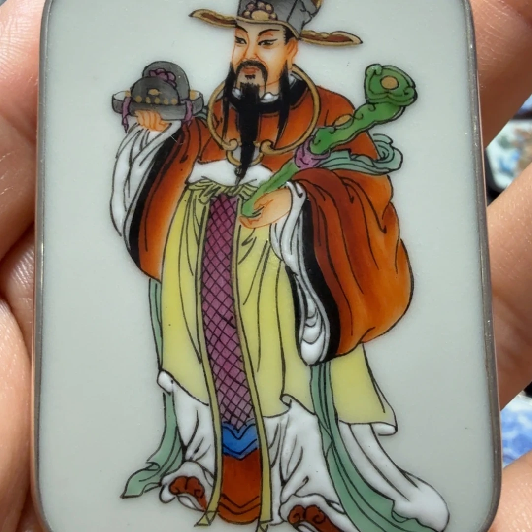 刘***子摆件财神爷挂件一个