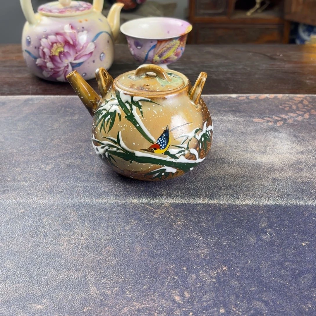 紫***藤景德镇纯手工陶瓷工艺陶瓷