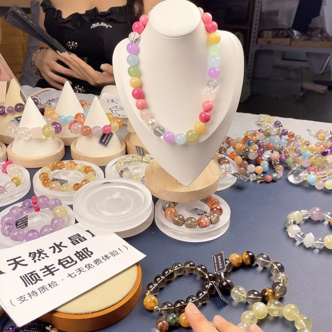 银S925镀金镶嵌手链水晶