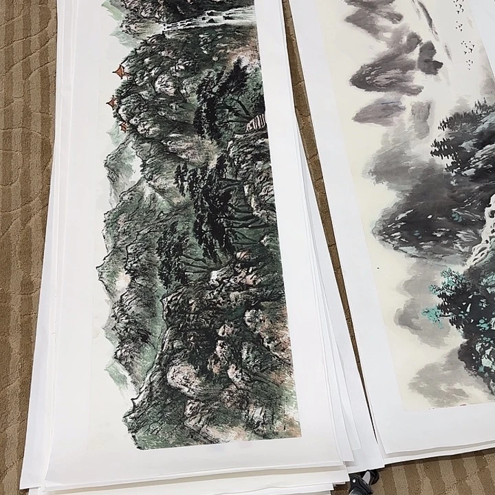 国画花鸟等多种形式