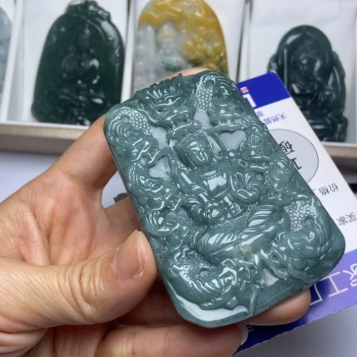 翡翠未镶嵌挂件翡翠