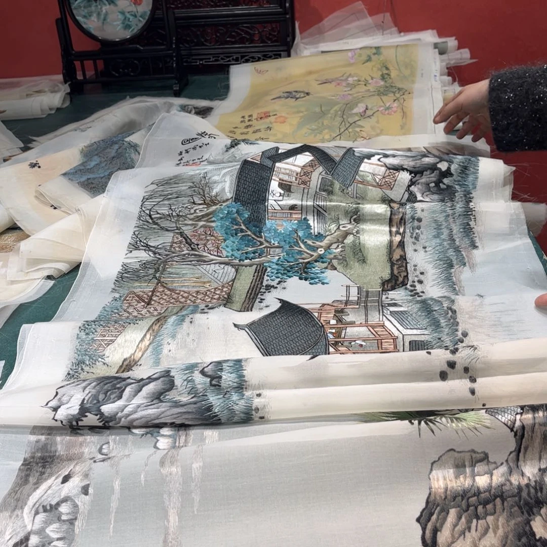 柿***意织绣纯手工打造全网最高性价比