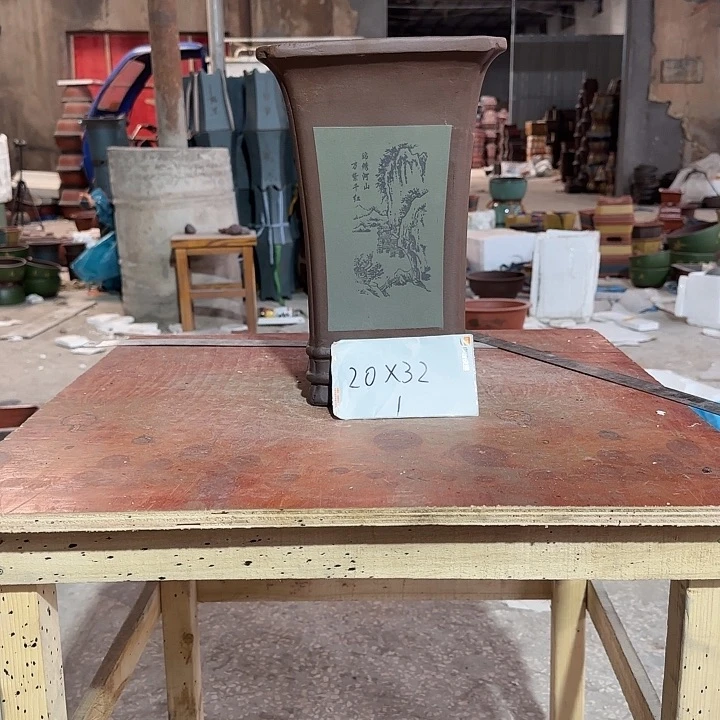 紫砂花盆盆景盆盆