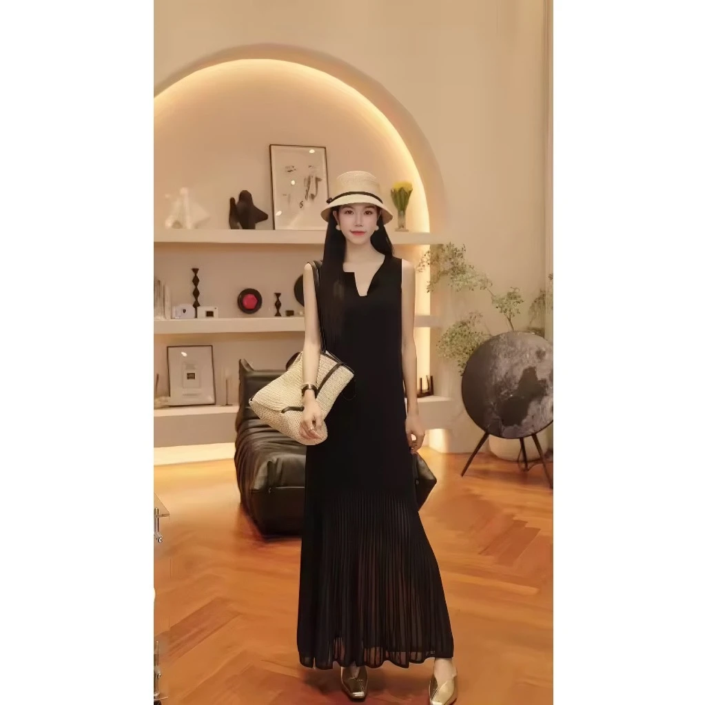 THE MENG【瘦瘦裙】凉感天丝时尚显瘦连衣裙#M252G0245+M252G0459TZ