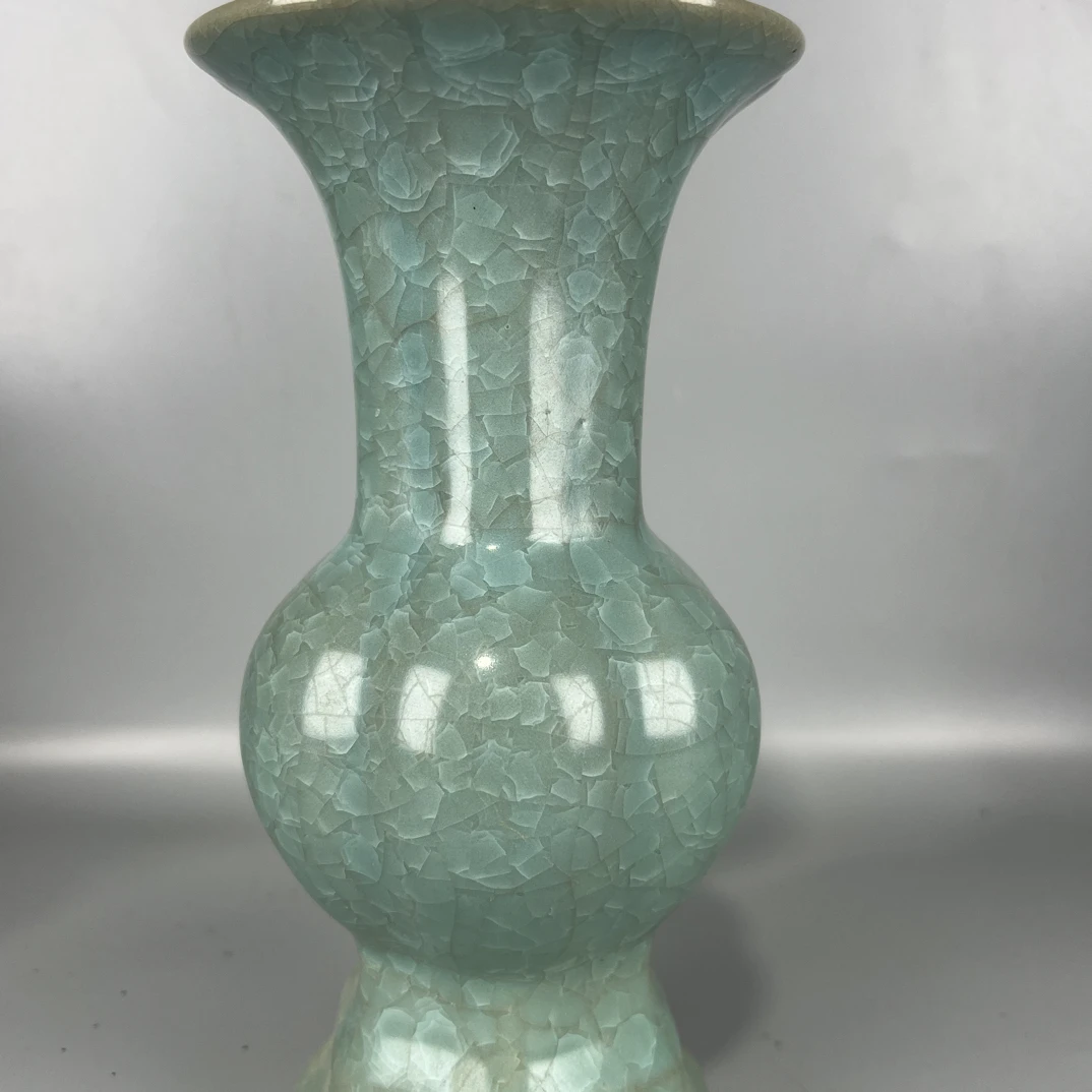 手工制作耀州窑陶瓷摆件粉青釉青瓷工艺品