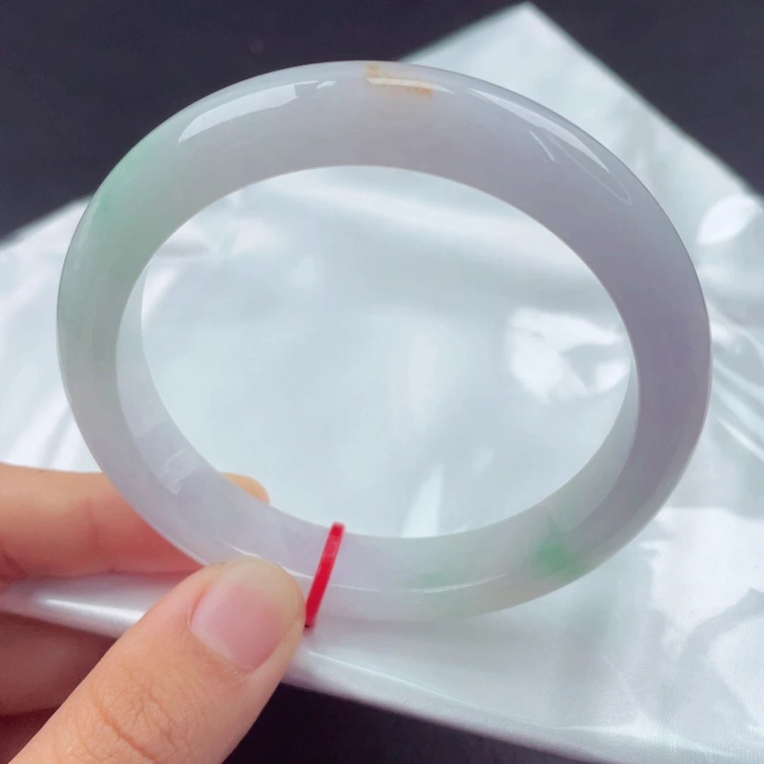 翡翠未镶嵌手镯5859正圈