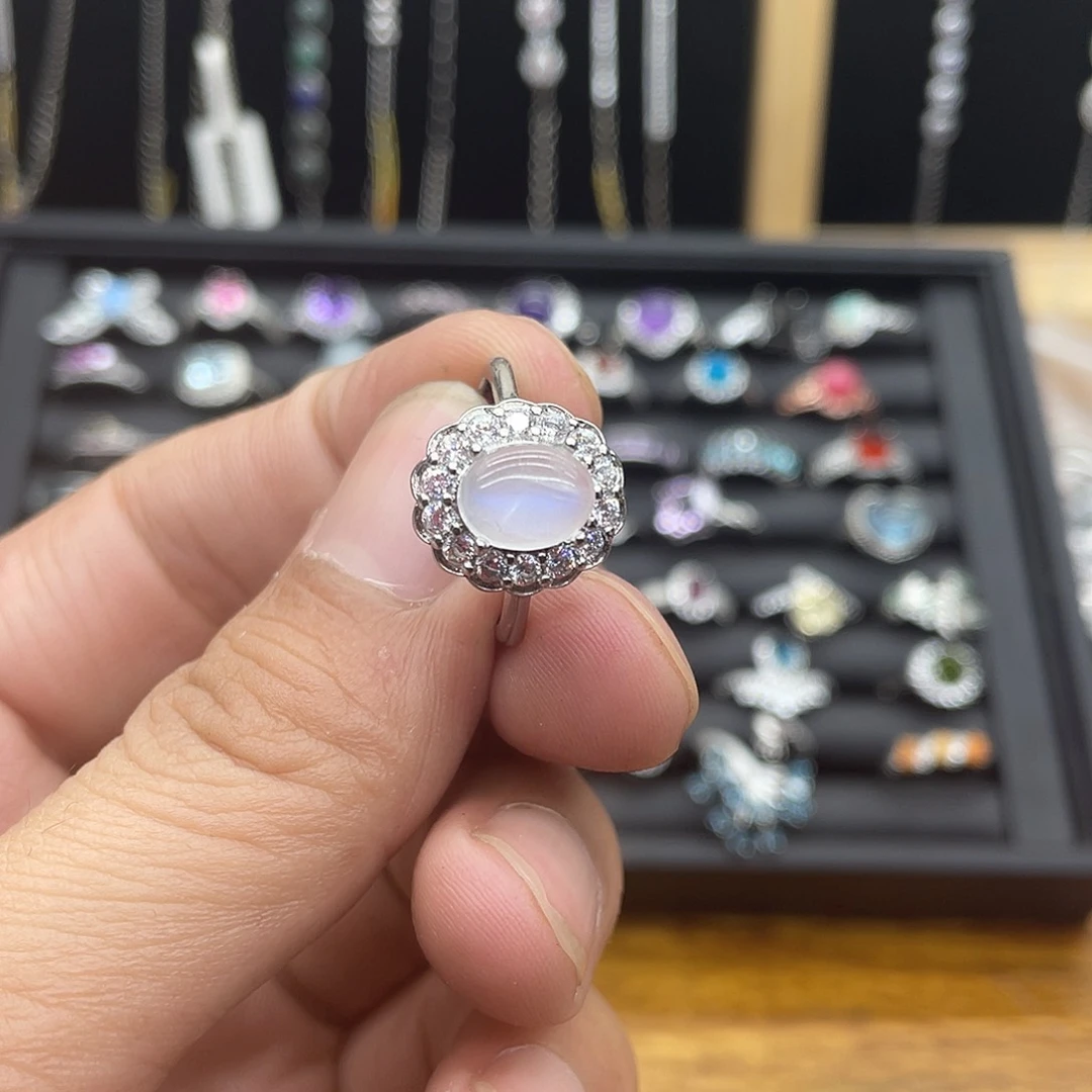 紫晶珠宝半成品未镶嵌