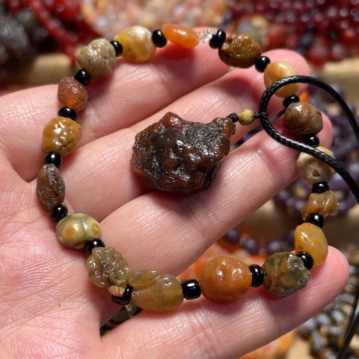 玛瑙/玉髓合金手链