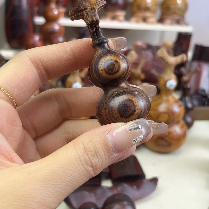 木用****2微凹黄檀葫芦手把件