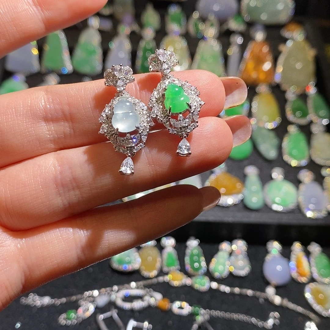 颈饰银S925镶嵌翡翠_****^天然翡翠