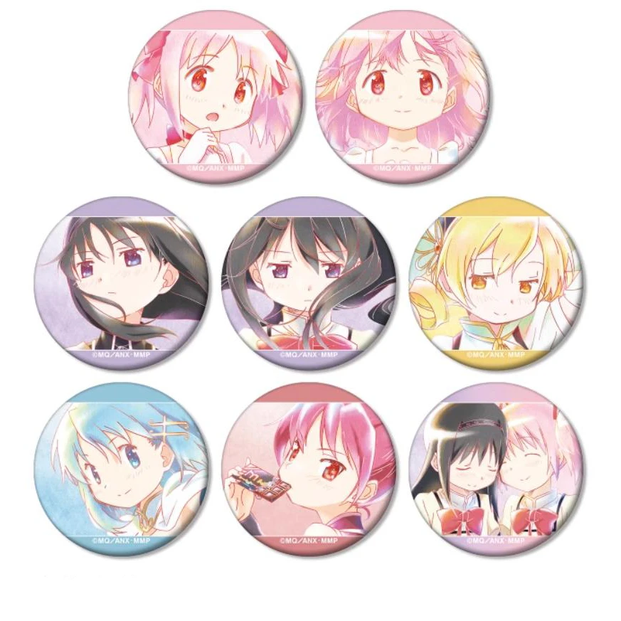 【拆盒】魔法少女小圆 水彩 泳衣 礼服 吧唧徽章【盲盒】III