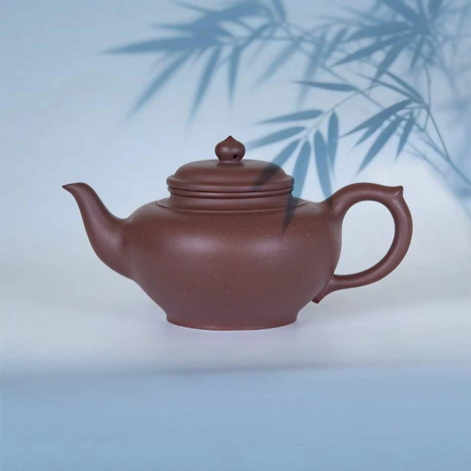 笑樱壶，  泥料：紫泥，  半手工，  容量：200cc