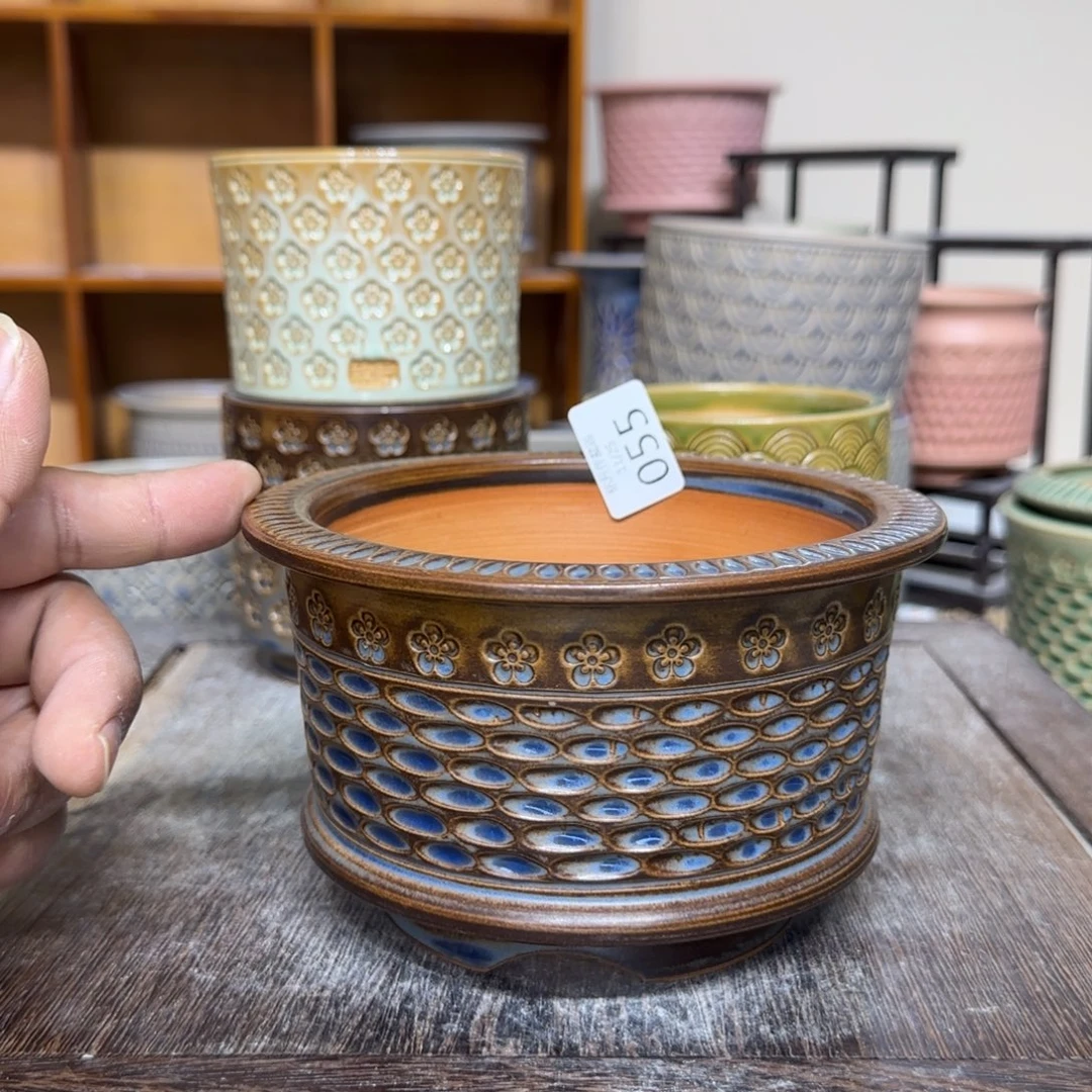 手工花盆 055 内口口径 11.5 cm