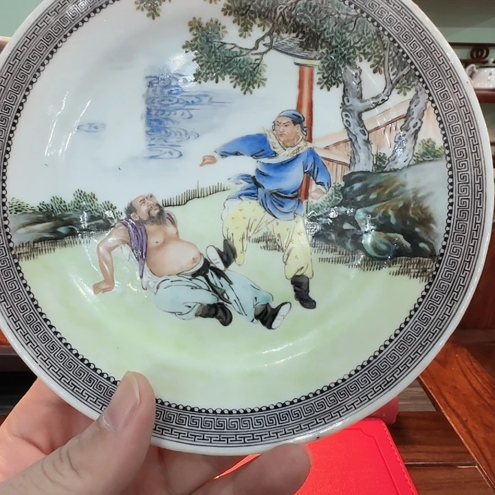 江***南瓷片景德镇陶瓷艺术品