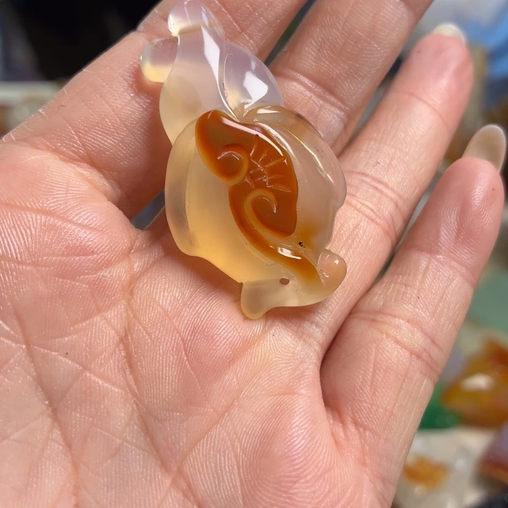 玛瑙/玉髓未镶嵌吊坠(不含链)