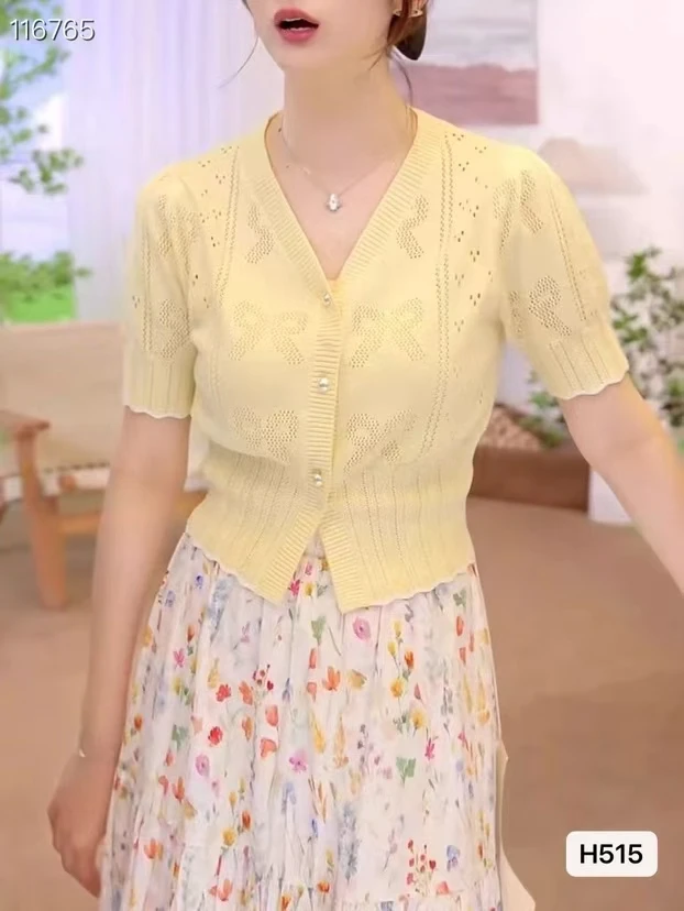 （1号链接）2025夏季新款女装针织衫