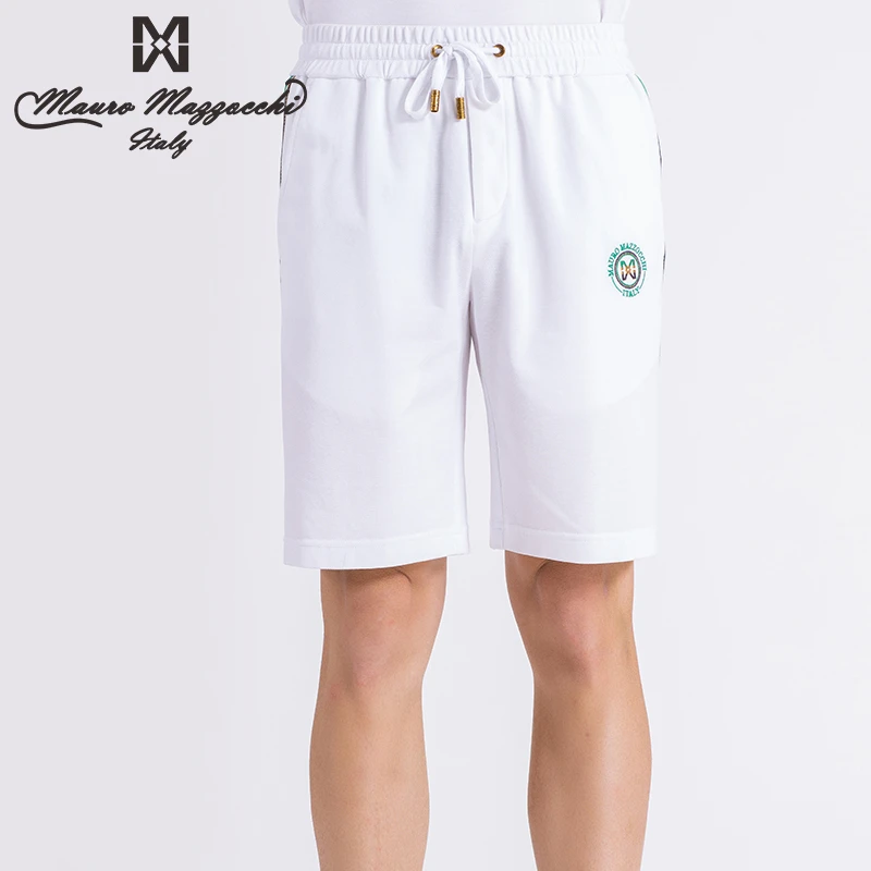 Mauro/玛路男士针织短裤薄款舒适花纹休闲裤潮流运动夏短裤5310
