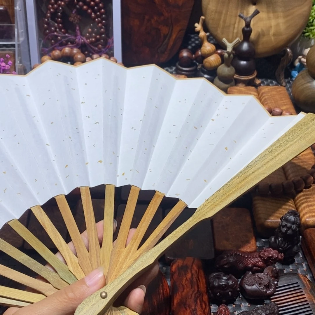 木绿檀木十寸扇子一把
