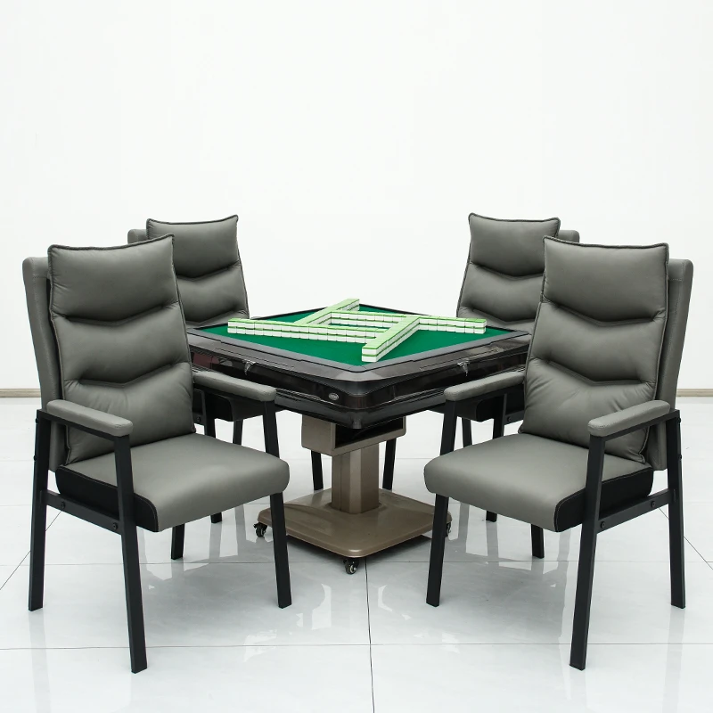 （4把）棋牌室椅子椅打麻将椅会议椅家用麻将机凳子靠背