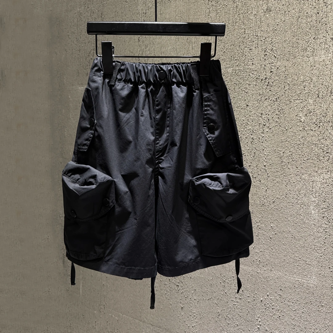 【游子kids】夏季儿童韩版速干短裤时尚拼接立体大口袋工装短裤