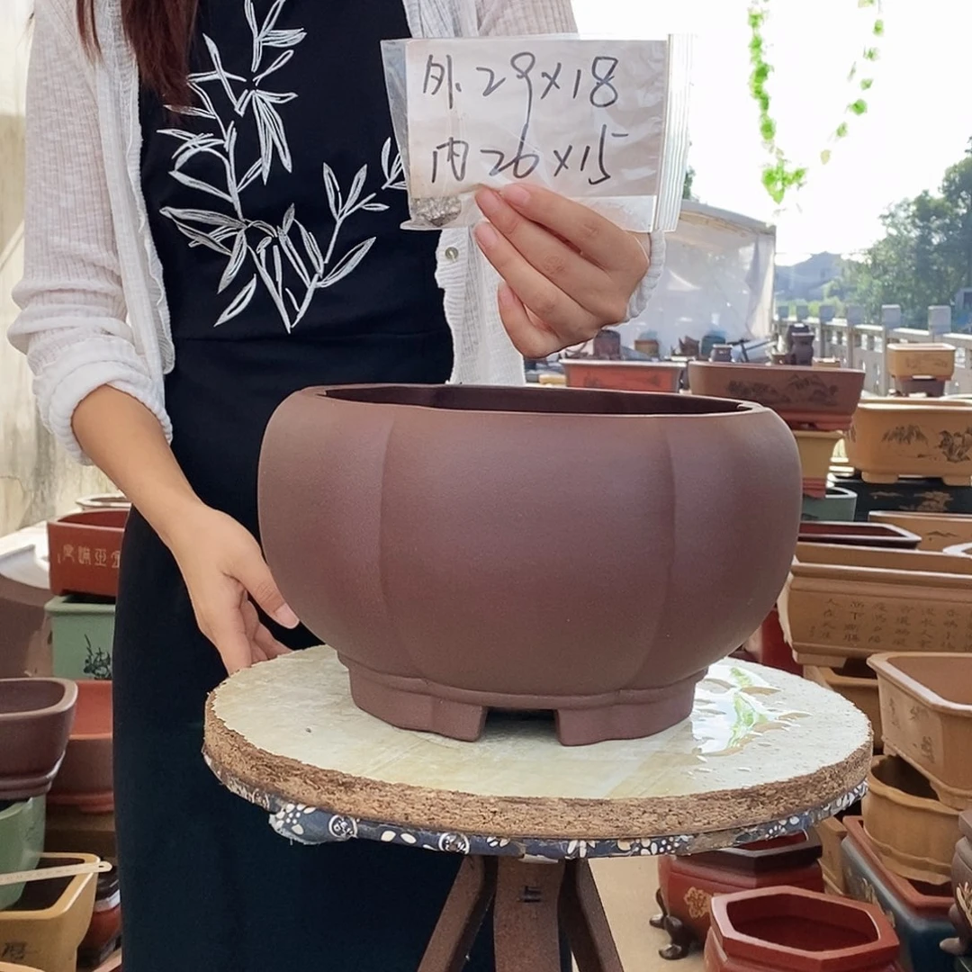 紫砂花盆紫砂花盆