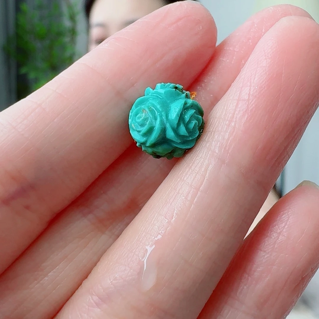 未镶嵌绿松石珠宝奇石