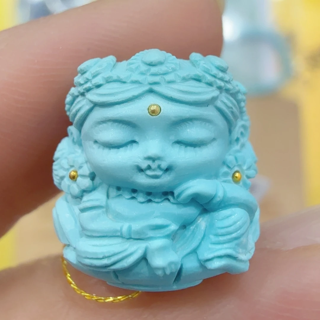 沈***球绿松石未镶嵌珠宝奇石