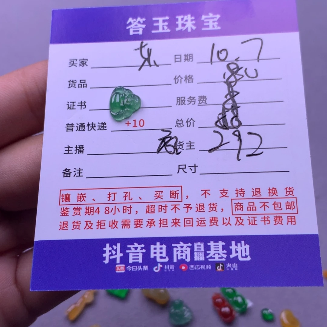 颈饰未镶嵌翡翠东****y