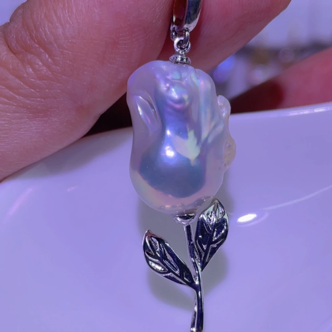 天然淡水珍珠吊坠淡水珍珠未镶嵌