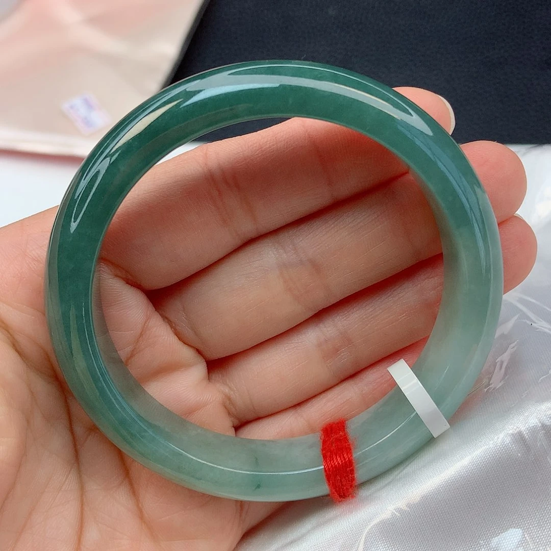 未镶嵌手镯翡翠57圈