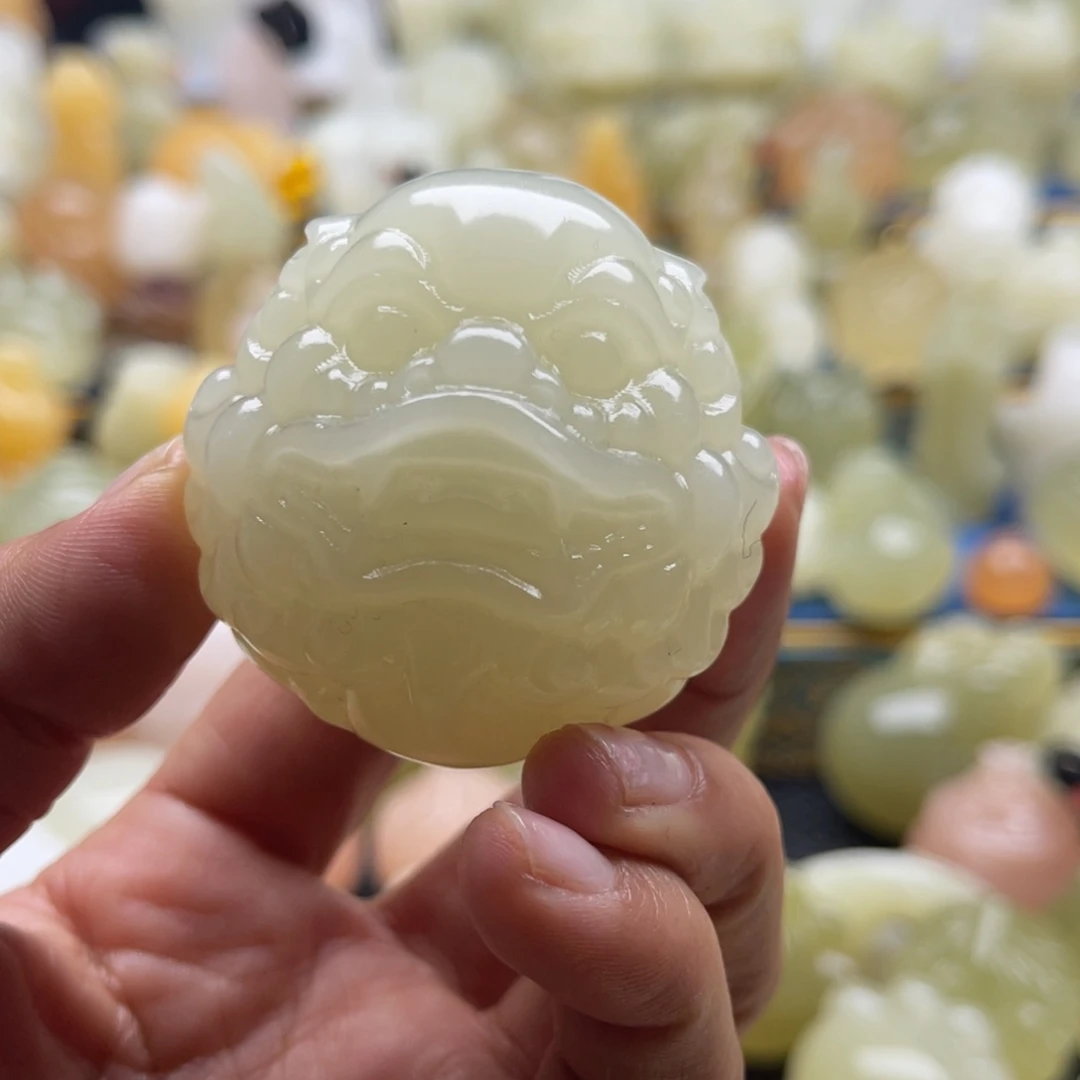 荒***芜玉天然桌面小摆件