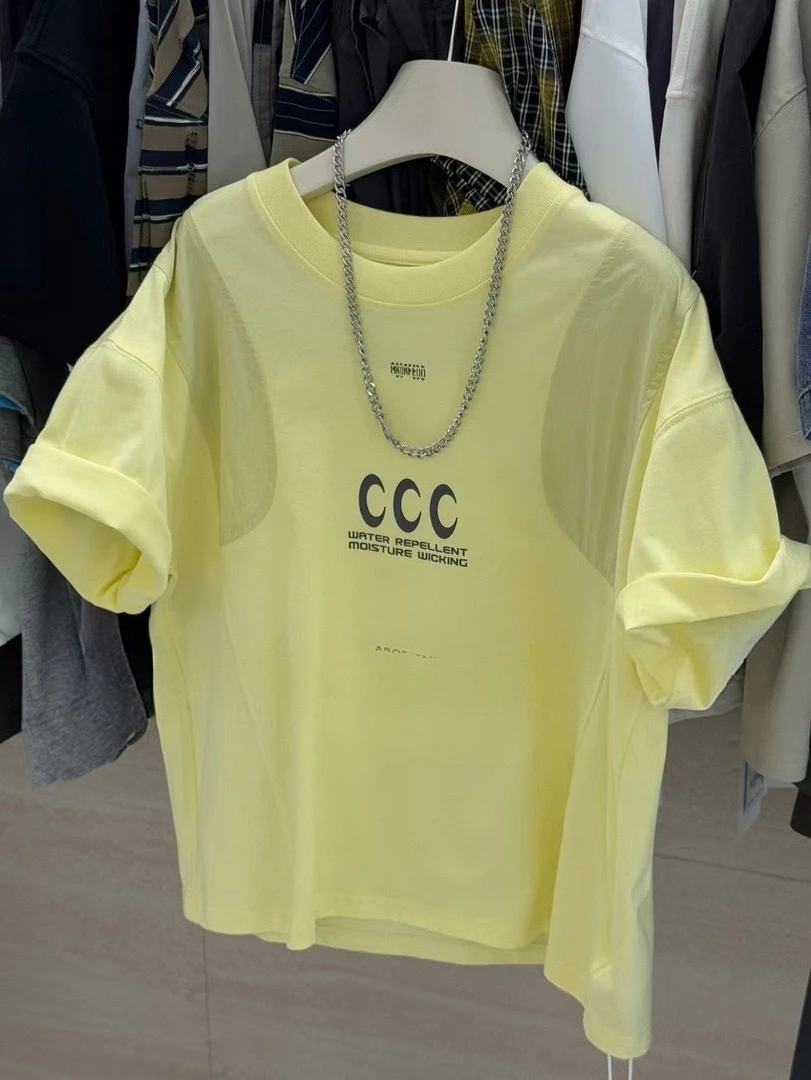 小白姐简约童装店铺男童舒适洋气夏装韩范薄款短袖T恤t 25344