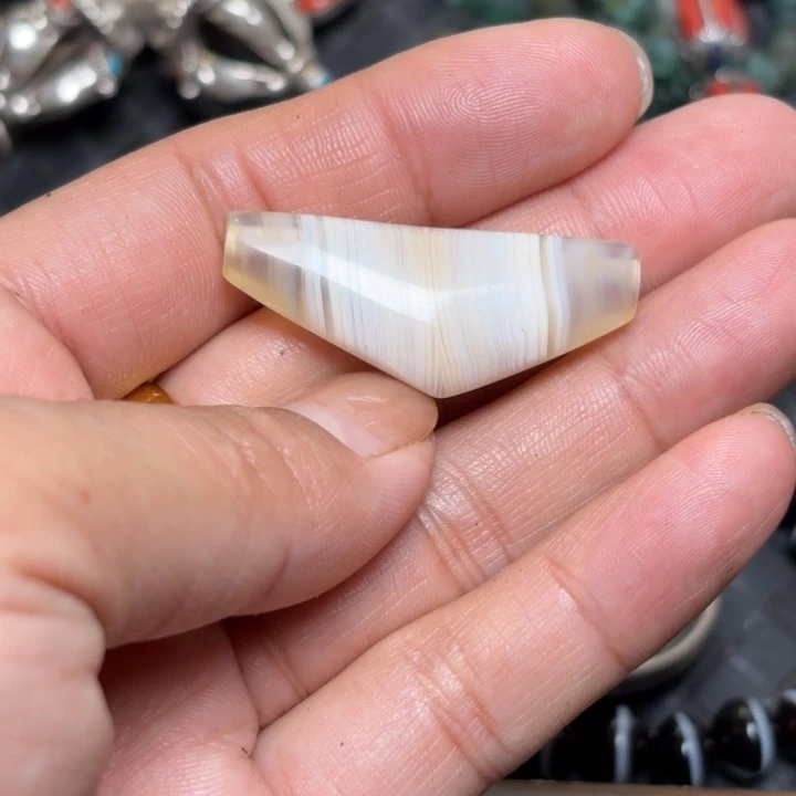 玻璃颈饰藏传喜马拉雅