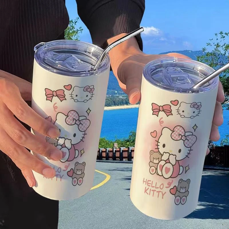 跨境高颜值水杯冰霸杯保温杯吸管杯带吸管美式咖啡杯办公室杯子