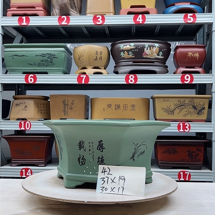 紫砂花盆紫砂花盆