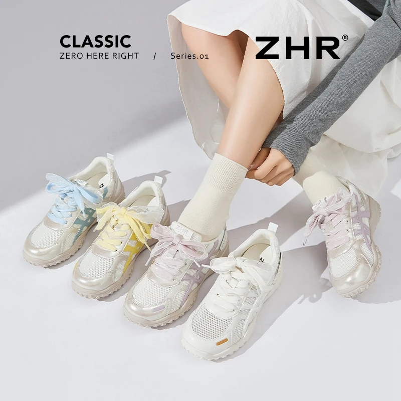 ZHR则则厚底增高休闲鞋多巴胺2025新品鞋子女ins潮牌百搭CX111