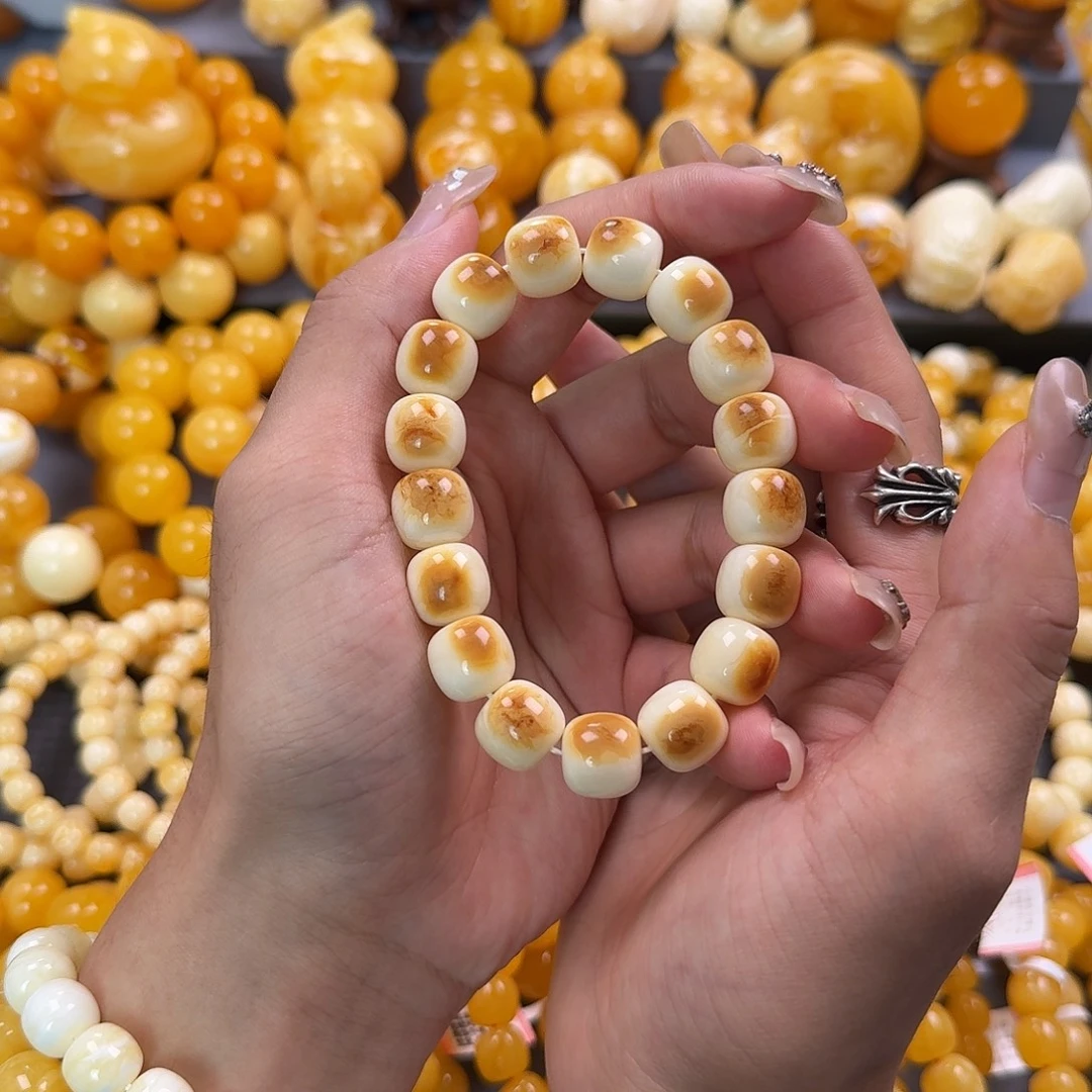 蜜蜡未镶嵌珠宝奇石同料13mm