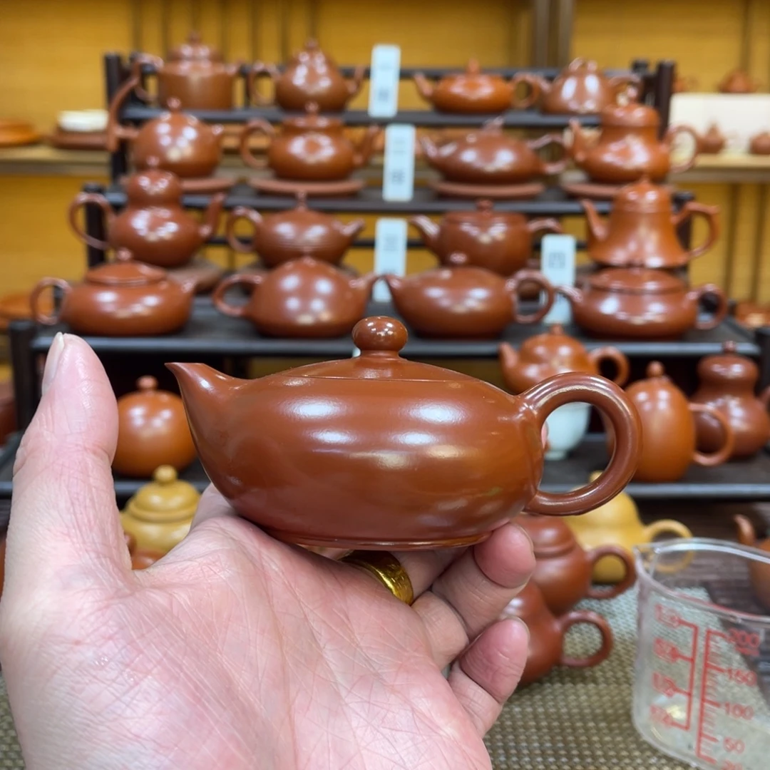 紫砂茶壶红凤雏110-130