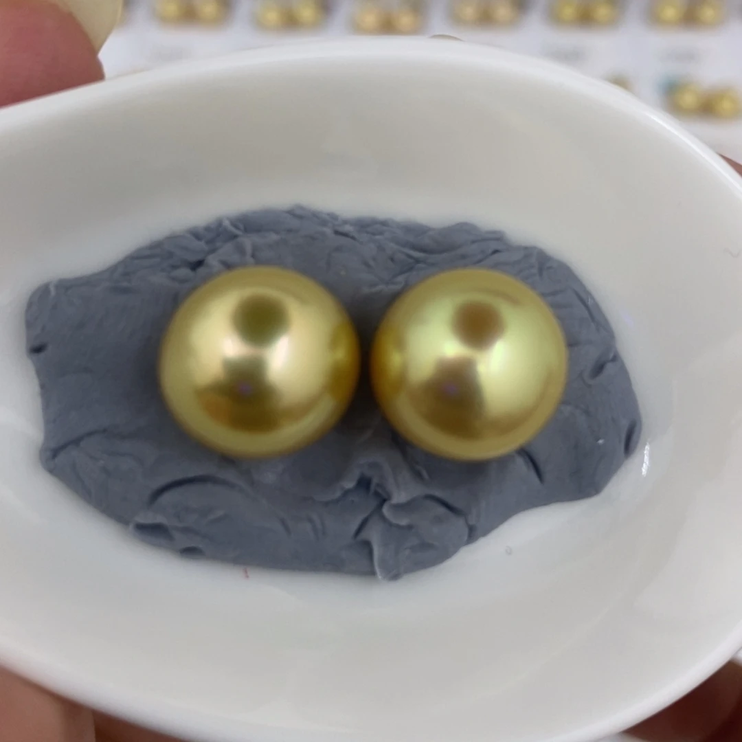 未镶嵌海水珍珠裸珠12-13mm南洋金珠1