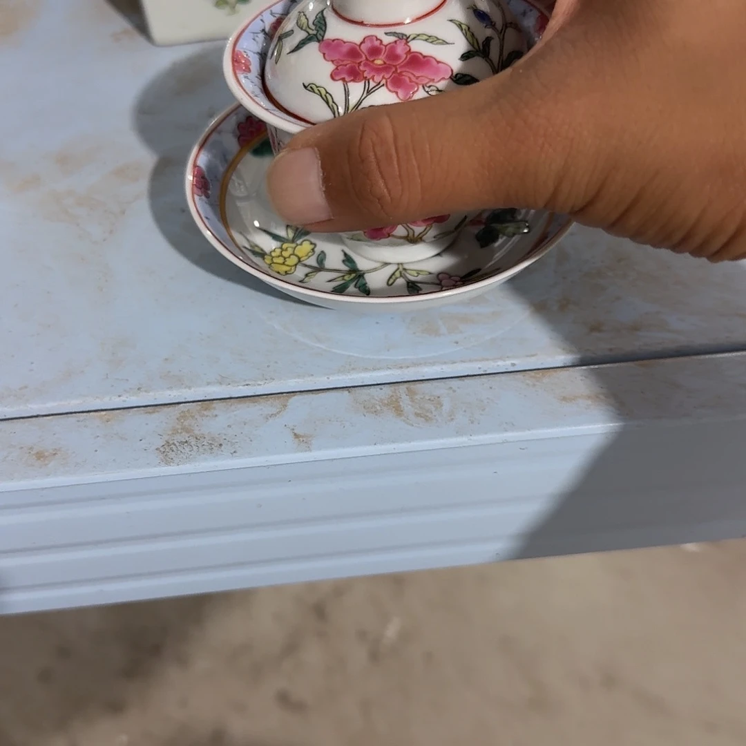 瓷片摆件手绘瓷器全部处理